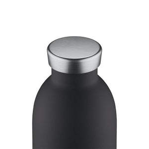 Gourde isotherme Clima en inox 'Tuxedo black' | 24 BOTTLES