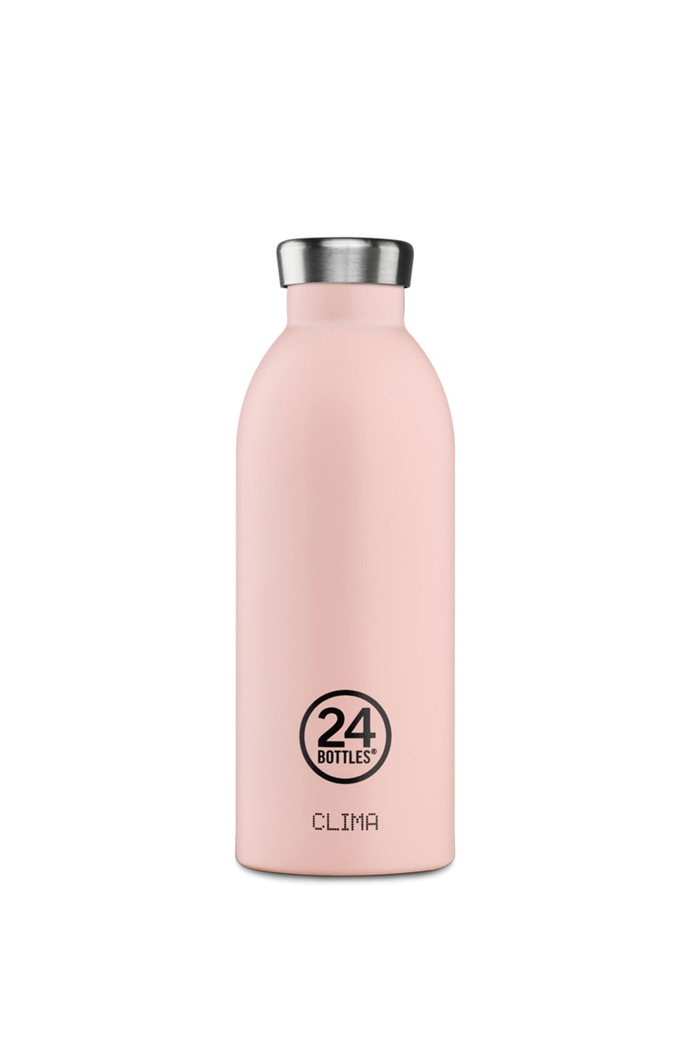 Gourde isotherme Clima en inox 'Dusty pink' | 24 BOTTLES
