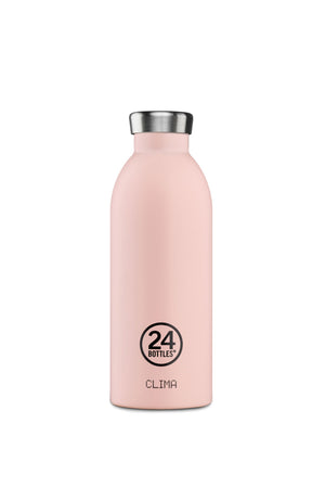 Gourde isotherme Clima en inox 'Dusty pink' | 24 BOTTLES
