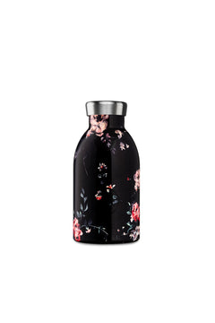 Gourde isotherme Clima en inox 'Ebony rose' 33cl | 24 BOTTLES