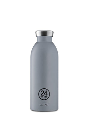 Gourde isotherme Clima en inox 'Formal grey' | 24 BOTTLES