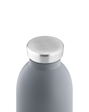 Gourde isotherme Clima en inox 'Formal grey' | 24 BOTTLES