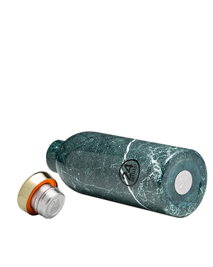 Gourde isotherme Clima en inox 'Green marble' | 24 BOTTLES