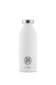Gourde isotherme Clima en inox 'Ice white' | 24 BOTTLES