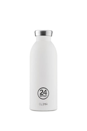 Gourde isotherme Clima en inox 'Ice white' | 24 BOTTLES
