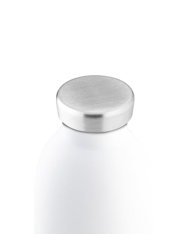 Gourde isotherme Clima en inox 'Ice white' | 24 BOTTLES