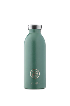 Gourde isotherme Clima en inox 'Moss green' | 24 BOTTLES
