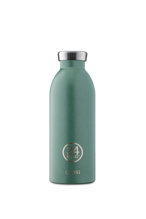Gourde isotherme Clima en inox 'Moss green' | 24 BOTTLES