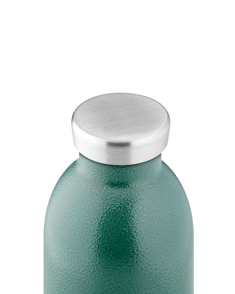 Gourde isotherme Clima en inox 'Moss green' | 24 BOTTLES