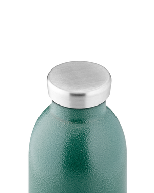Gourde isotherme Clima en inox 'Moss green' | 24 BOTTLES