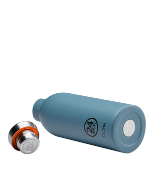 Gourde isotherme Clima en inox 'Powder blue' | 24 BOTTLES