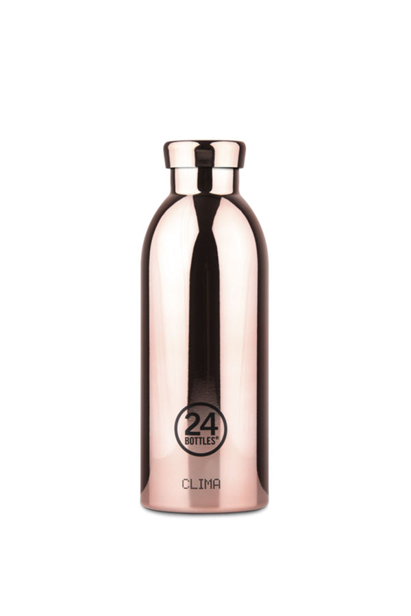 Gourde isotherme Clima en inox 'Rose gold' | 24 BOTTLES