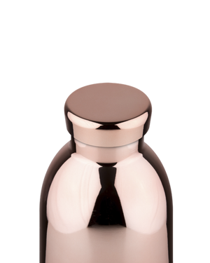 Gourde isotherme Clima en inox 'Rose gold' | 24 BOTTLES