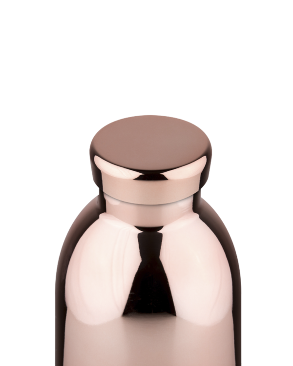 Gourde isotherme Clima en inox 'Rose gold' | 24 BOTTLES
