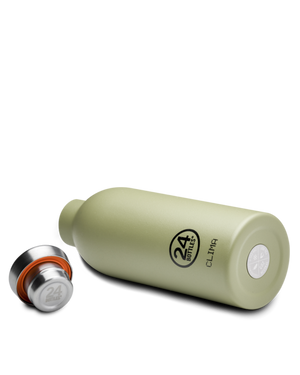 Gourde isotherme Clima en inox 'Sage green' | 24 BOTTLES