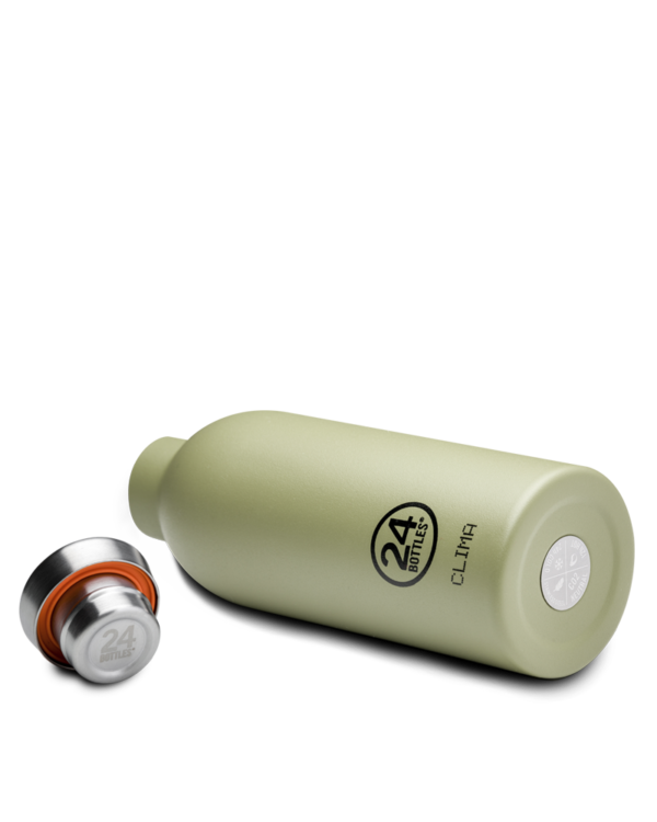 Gourde isotherme Clima en inox 'Sage green' | 24 BOTTLES
