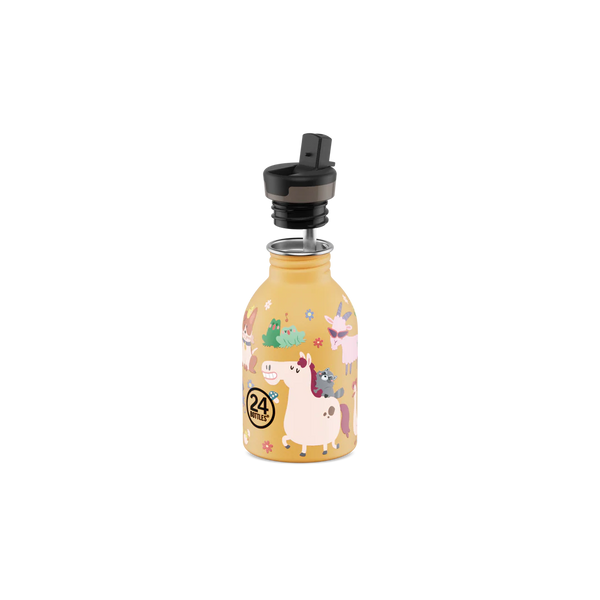 Gourde Kids en inox 'Farm Friends' | 24 BOTTLES