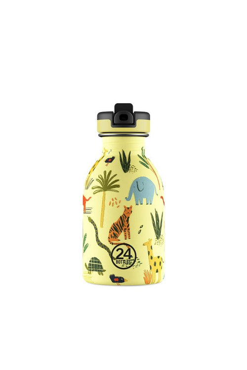 Gourde Kids en inox 'Jungle Friends' | 24 BOTTLES