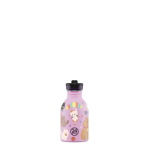 Gourde Kids en inox 'Meow Friends' | 24 BOTTLES