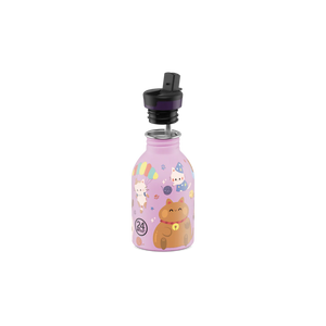 Gourde Kids en inox 'Meow Friends' | 24 BOTTLES