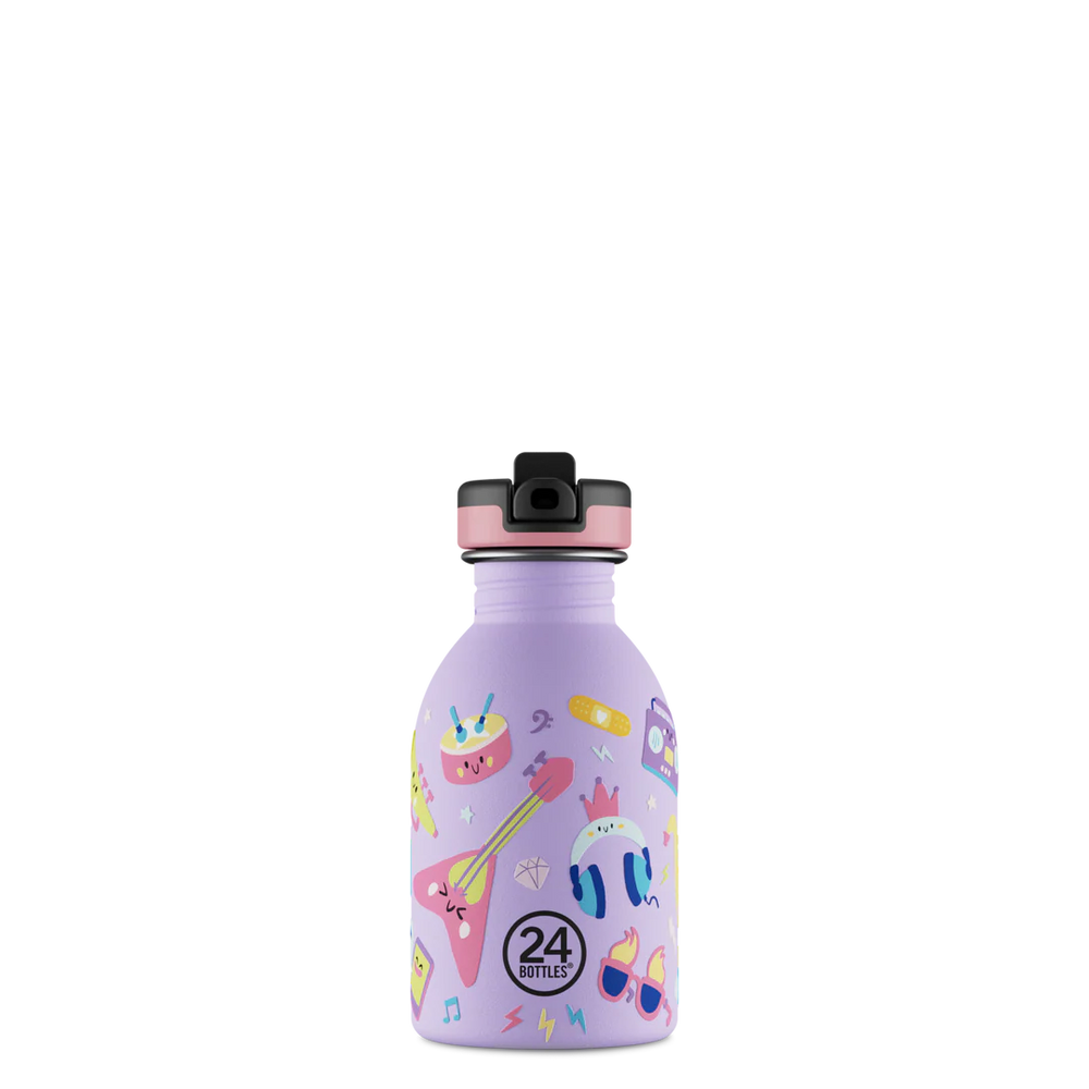 Gourde Kids en inox 'Music Friends' | 24 BOTTLES
