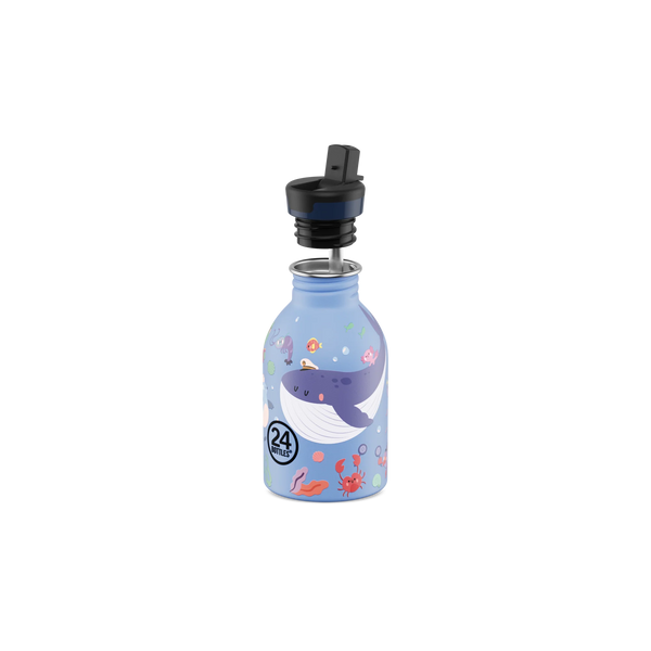 Gourde Kids en inox 'Ocean Friends' | 24 BOTTLES