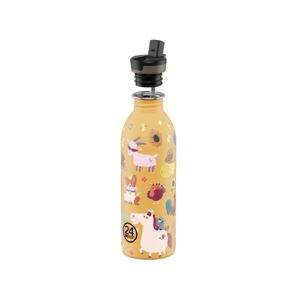 Gourde Kids en inox 'Farm Friends' | 24 BOTTLES