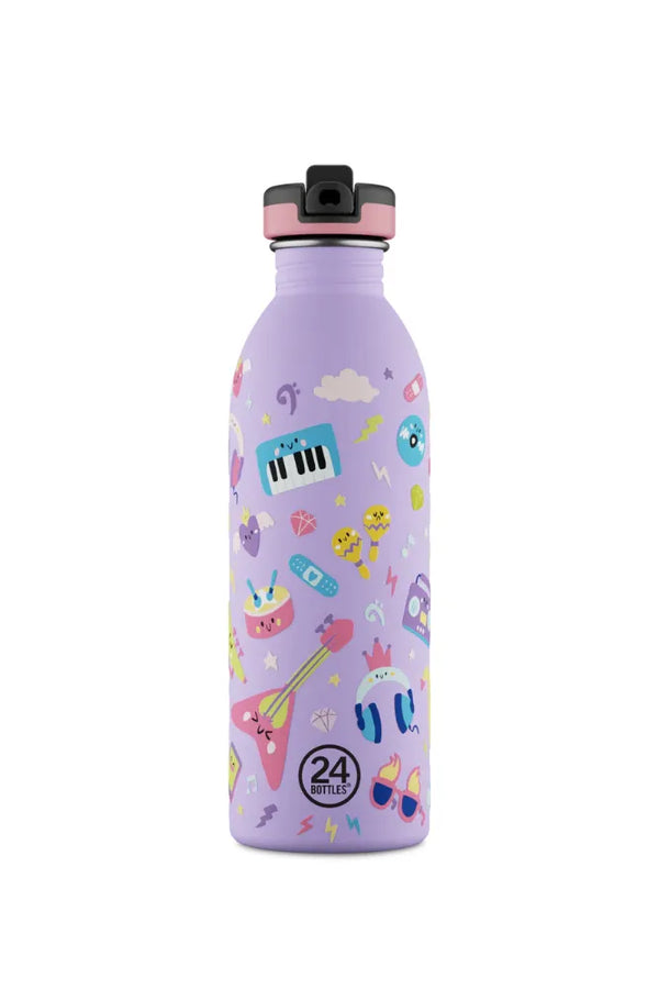 Gourde Kids en inox 'Music Friends' | 24 BOTTLES