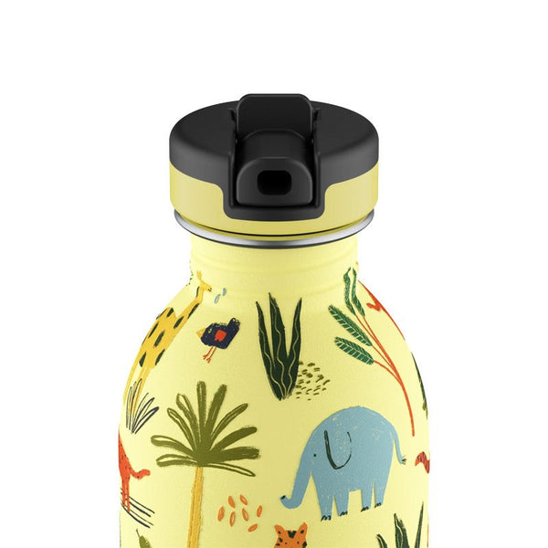 Gourde Kids en inox 'Jungle Friends' | 24 BOTTLES