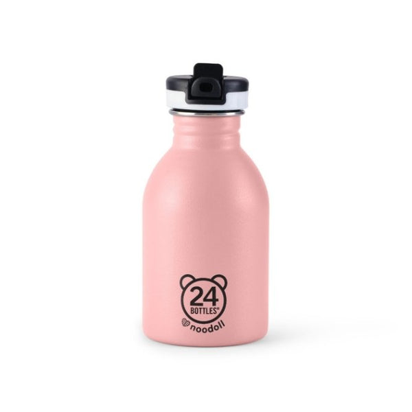 Gourde Kids en inox 'Miss Dino' Pink 25cl | NOODOLL x 24 BOTTLES