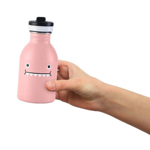 Gourde Kids en inox 'Miss Dino' Pink 25cl | NOODOLL x 24 BOTTLES