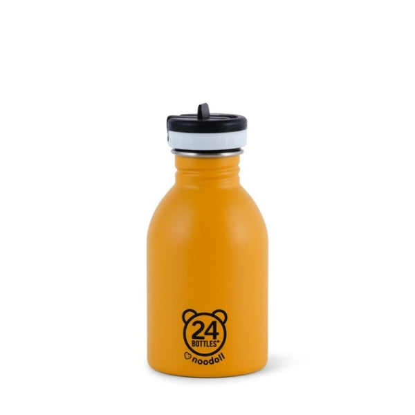 Gourde Kids en inox 'Ricemon' Brown 25cl | NOODOLL x 24 BOTTLES