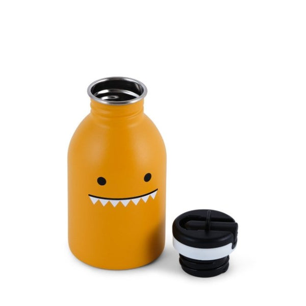 Gourde Kids en inox 'Ricemon' Brown 25cl | NOODOLL x 24 BOTTLES