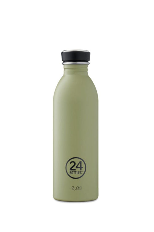 Gourde Urban en inox 'Sage green' | 24 BOTTLES