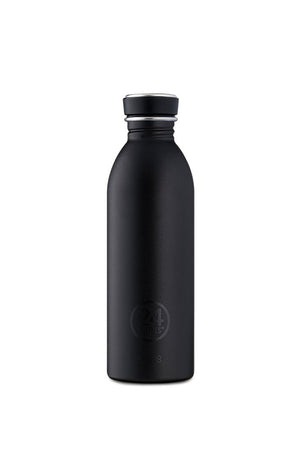 Gourde Urban en inox 'Tuxedo Black' | 24 BOTTLES