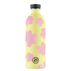 Gourde Urban en inox 'Daydreaming yellow' | 24 BOTTLES