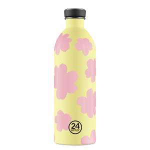 Gourde Urban en inox 'Daydreaming yellow' | 24 BOTTLES