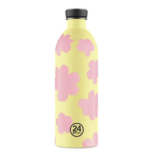 Gourde Urban en inox 'Daydreaming yellow' | 24 BOTTLES