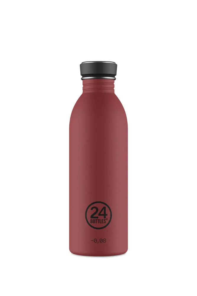 Gourde Urban en inox 'Country red' | 24 BOTTLES