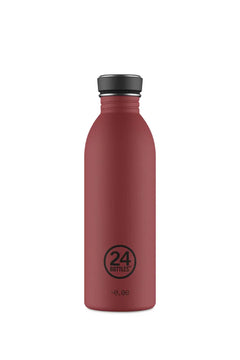 Gourde Urban en inox 'Country red' | 24 BOTTLES