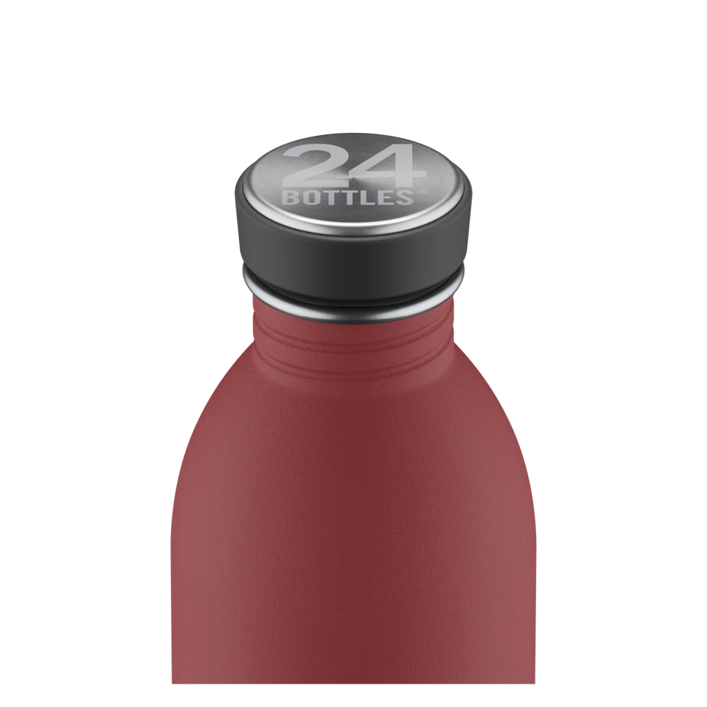 Gourde Urban en inox 'Country red' | 24 BOTTLES