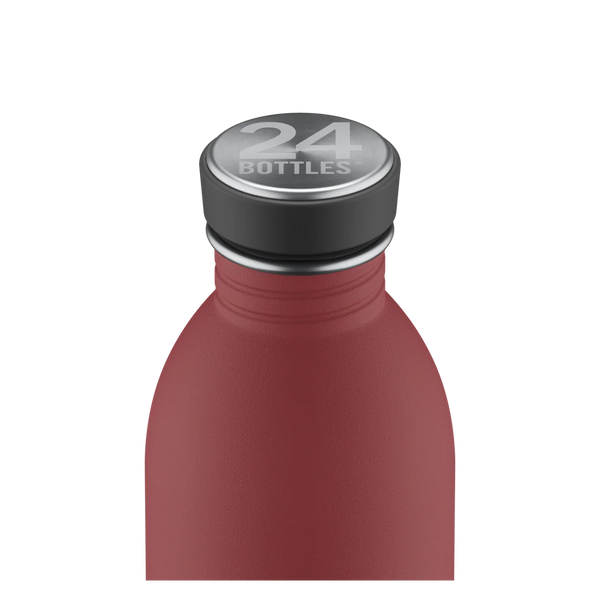 Gourde Urban en inox 'Country red' | 24 BOTTLES