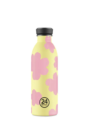 Gourde Urban en inox 'Daydreaming yellow' | 24 BOTTLES