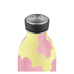 Gourde Urban en inox 'Daydreaming yellow' | 24 BOTTLES
