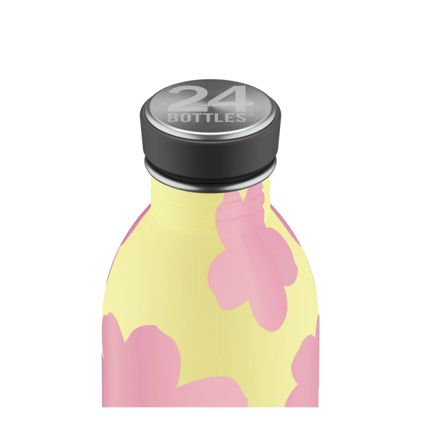 Gourde Urban en inox 'Daydreaming yellow' | 24 BOTTLES