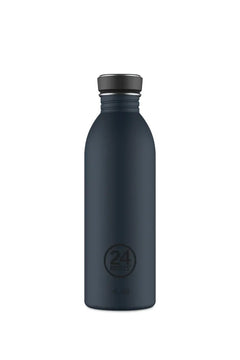 Gourde Urban en inox 'Navy blue' | 24 BOTTLES