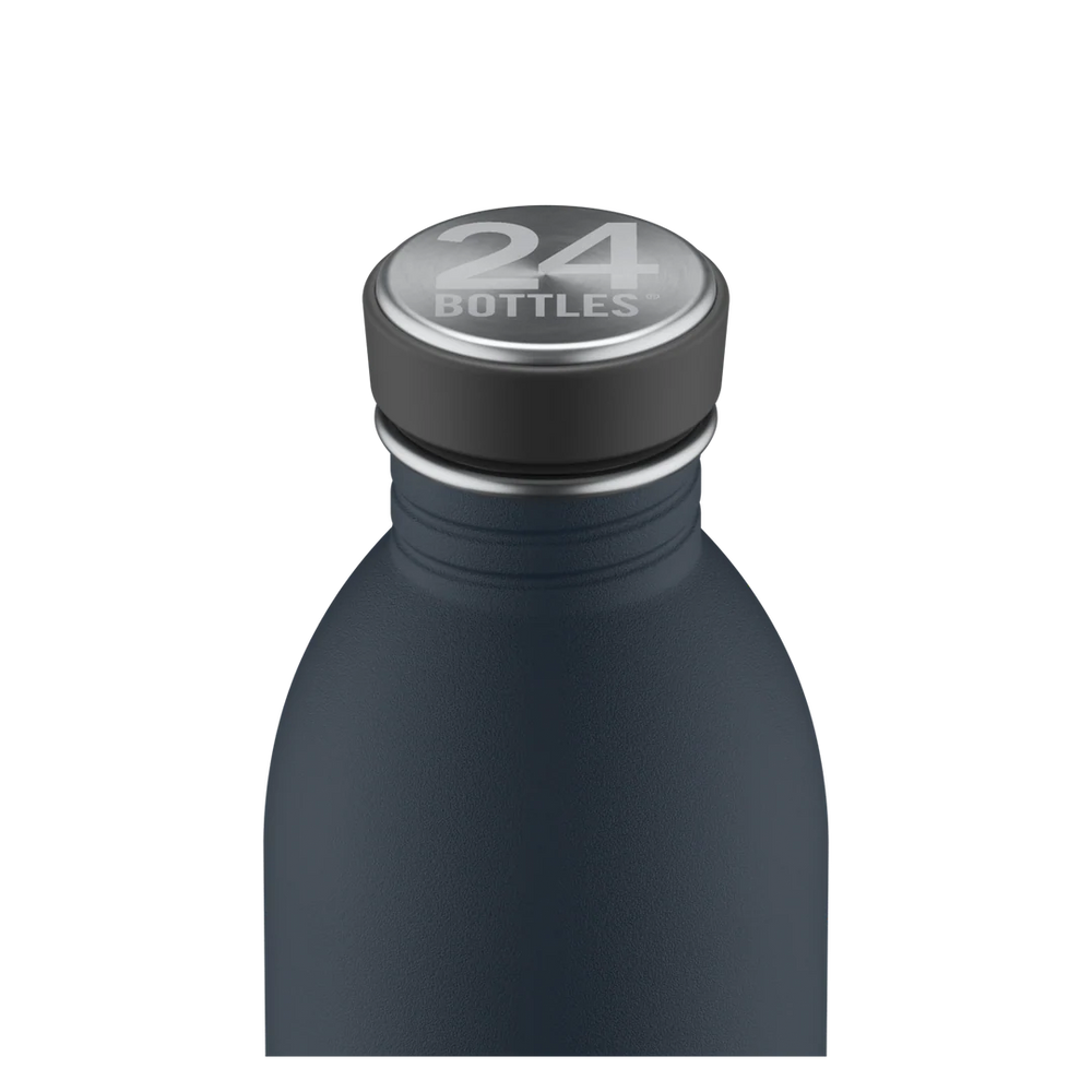 Gourde Urban en inox 'Navy blue' | 24 BOTTLES
