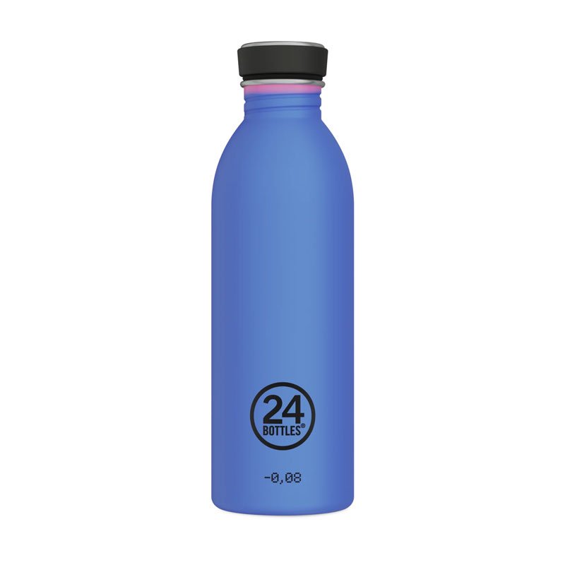 Gourde Urban en inox 'Reactive Pink Blue' | 24 BOTTLES