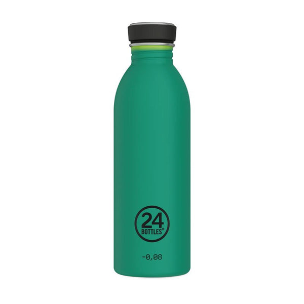 Gourde Urban en inox 'Reactive Yellow Green' | 24 BOTTLES