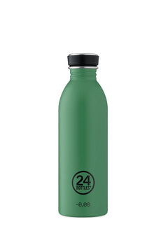 Gourde Urban en inox 'Emerald green' | 24 BOTTLES